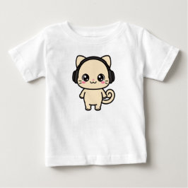 Söt Katt Grafisk Anpassad T-Shirt | Personlig