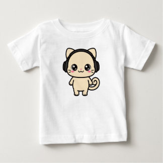 Söt Katt Grafisk Anpassad T-Shirt | Personlig