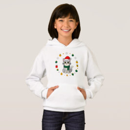 Söt katt i tomteluva – Julhelgspet T Shirt