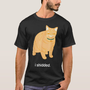 Söt katt jag bajsade Katt För män Kvinnor T Shirt