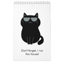 Söt katt - Jag styr det här huset nu! Kalender