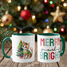 Söt katt jul glädje och ljus
