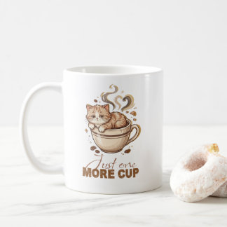 Söt Katt Kaffe Mugg | Roligt Endast En kopp till P