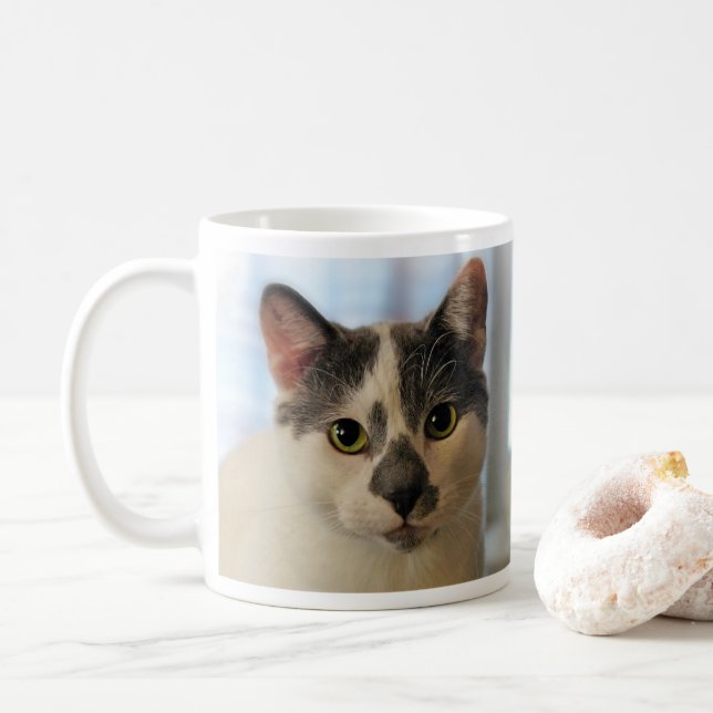Söt katt kaffemugg (Med munk)