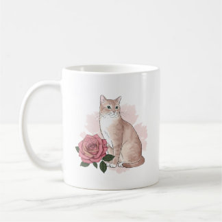 söt katt kaffemugg