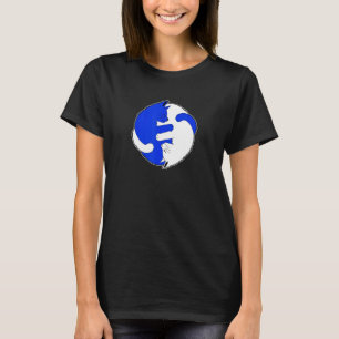 Söt Katt Katter Ying Yang Yin Yang 11 T Shirt