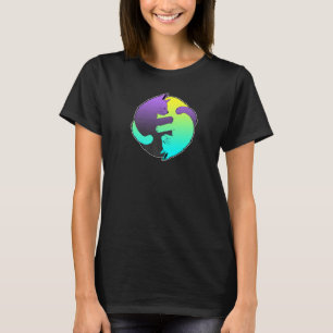 Söt Katt Katter Ying Yang Yin Yang 7 T Shirt