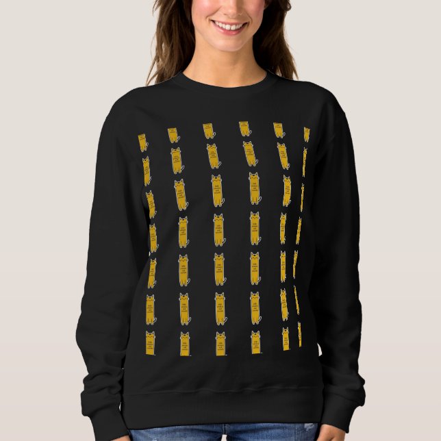 Söt Katt Med Morotsvärme Minimalistisk Design T Shirt (Framsida)