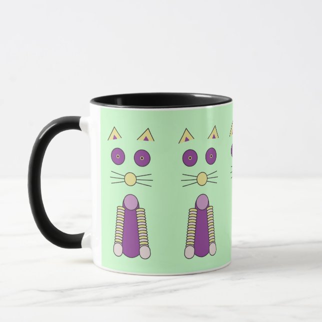 Söt katt mugg (Vänster)