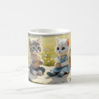 Söt Katt Mugg | Tom & Luna Vårpicknick