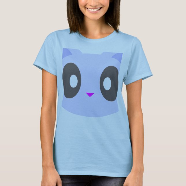söt katt närbild tee (Framsida)