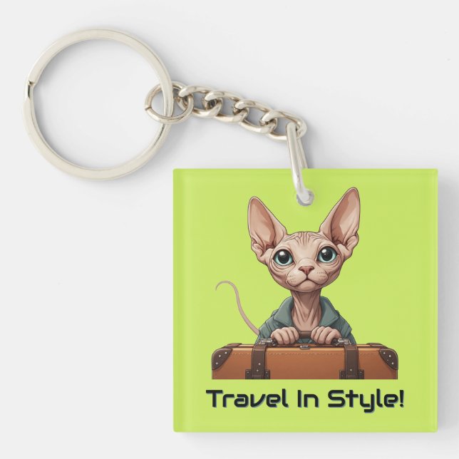 Söt Katt Resenär – Present till kattälskare (Framsidan)