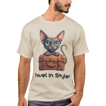 Söt Katt Resenär – Present till kattälskare