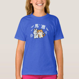 Söt katt som slår baka t shirt