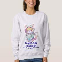 Söt katt sömn mästare för mycket T-Shirt