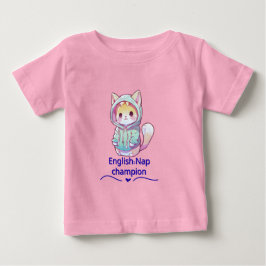 Söt katt sömn mästare för t-shirt