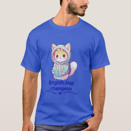 Söt katt sömn mästare T-shirt