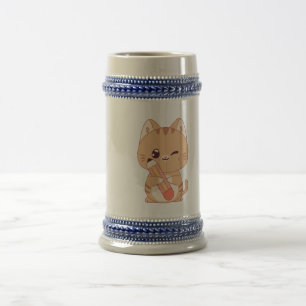 söt katt student kattälskare, design sejdel