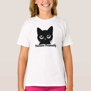 Söt Katt Super Personlighet T Shirt