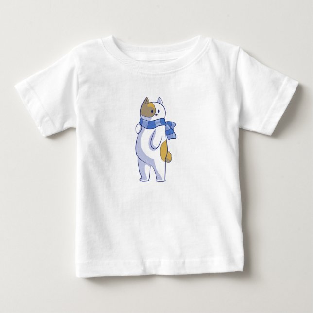 Söt katt t shirt (Framsida)