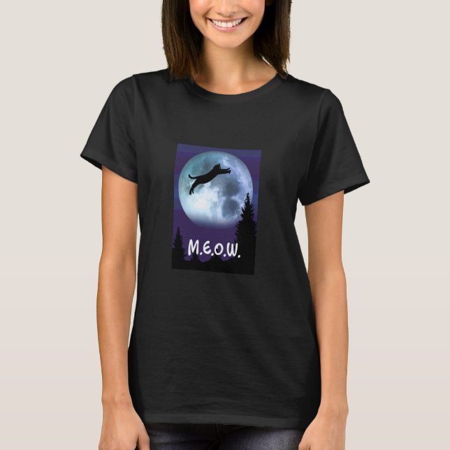 Söt Katt T Shirt (Framsida)