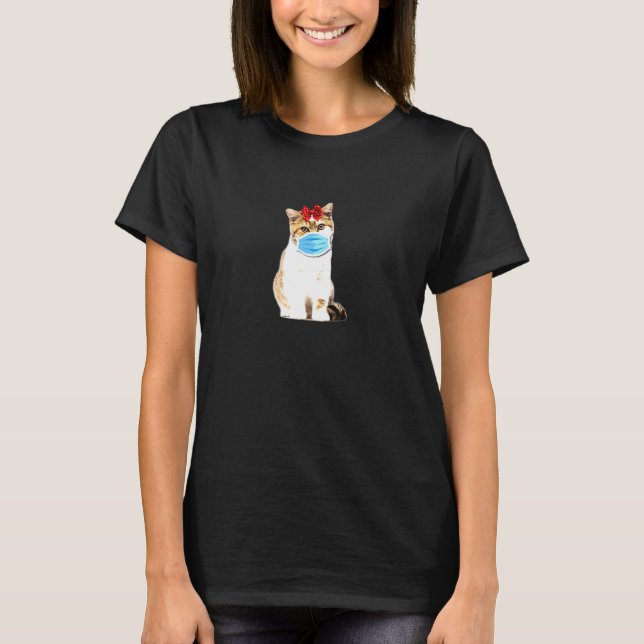 Söt katt t shirt (Framsida)