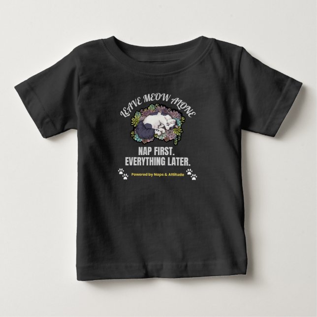 Söt Katt T Shirt (Framsida)