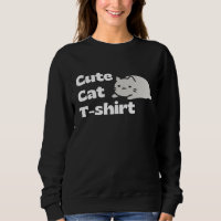 Söt katt T-shirt – förtjusande present till kattma