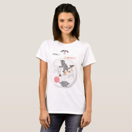 Söt katt T-shirt | Söt katte tee för kattälskare