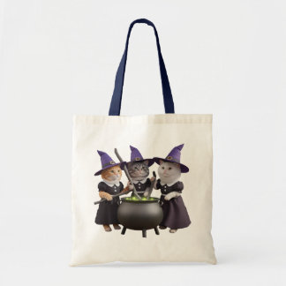 Söt katt trick-or-treat-taska tygkasse
