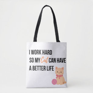 Söt kattälskare Totebag Tygkasse