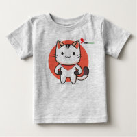 Söt kattbaby T-shirt – förtjusande kattdesign för