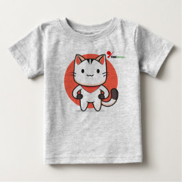 Söt kattbaby T-shirt – förtjusande kattdesign för