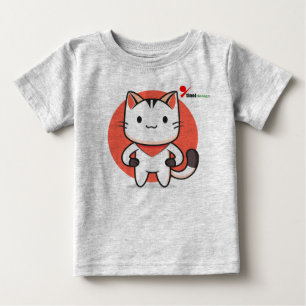 Söt kattbaby T-shirt – förtjusande kattdesign för