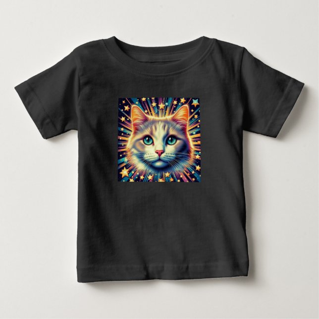 Söt kattbebis t-shirt! t shirt (Framsida)