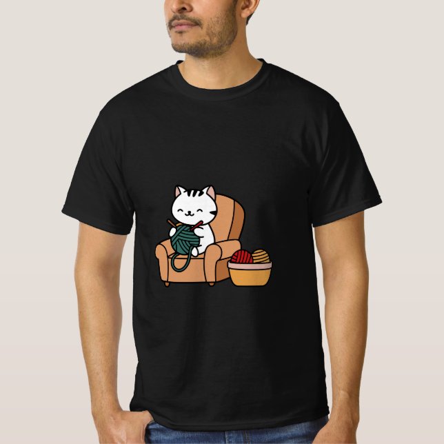 söt kattdesign | Katter älskare-design T Shirt (Framsida)