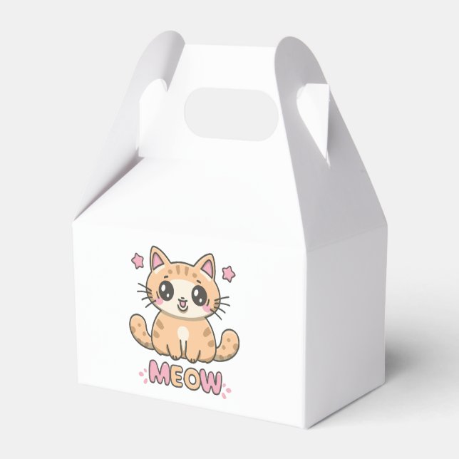 Söt kattkött presentaskar (Framsidan Sidan)