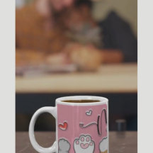 Söt kattmamma presentmugg