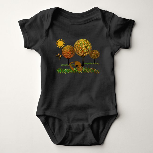 Söt kattunge i gelébärskogen t shirt (Framsida)