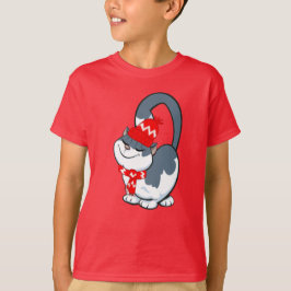 Söt Kattunge julgåva T-shirt