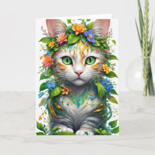 SÖT KATTUNGE-KID BIRTHDAY CARD TACK KORT