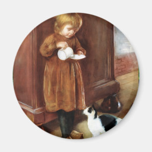 Söt kattunge magnet
