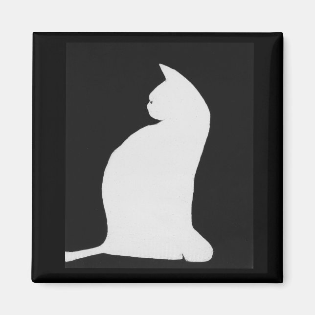 Söt Kattunge Magnet (Framsidan)