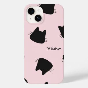 Söt kattunge mönster iPhone 14 fodral