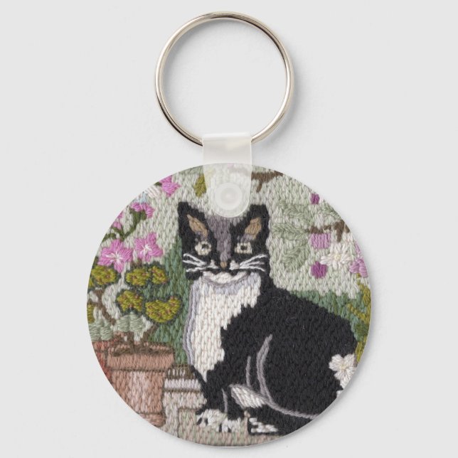 Söt Kattunge Nyckelring (Framsida)