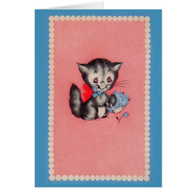 söt kattunge OBS kort (Framsidan)