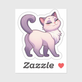 Söt Kattunge - VinylSticker Klistermärken