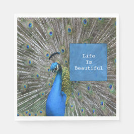 Söt Kauai Peacock Pappersservett