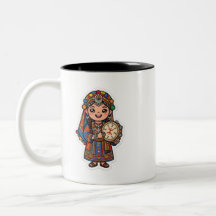 Söt Kawaii Amazigh Berber Kvinna