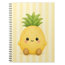 Söt Kawaii Ananas Anteckningsbok